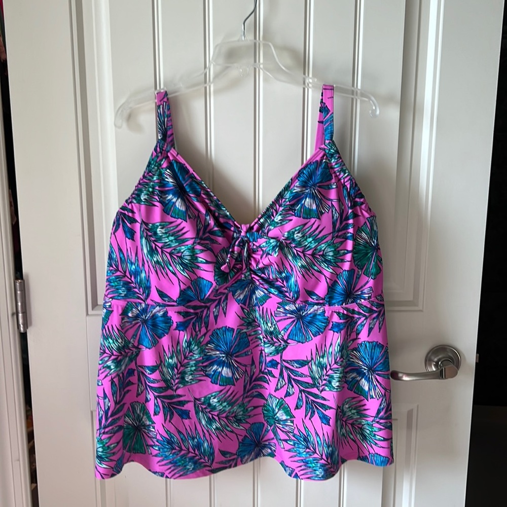 Tankini plus size top.